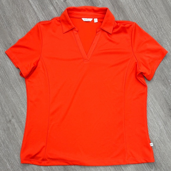 Lady Hagen Essentials Orange Polo Shirt size xl - Picture 3 of 4